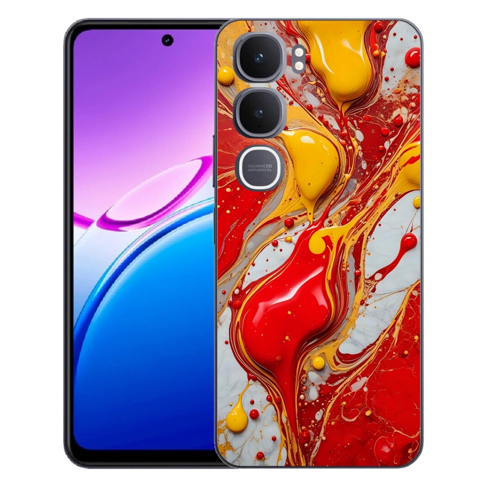 Gelový kryt mmCase na Vivo Y31 5G - abstraktní motiv 42