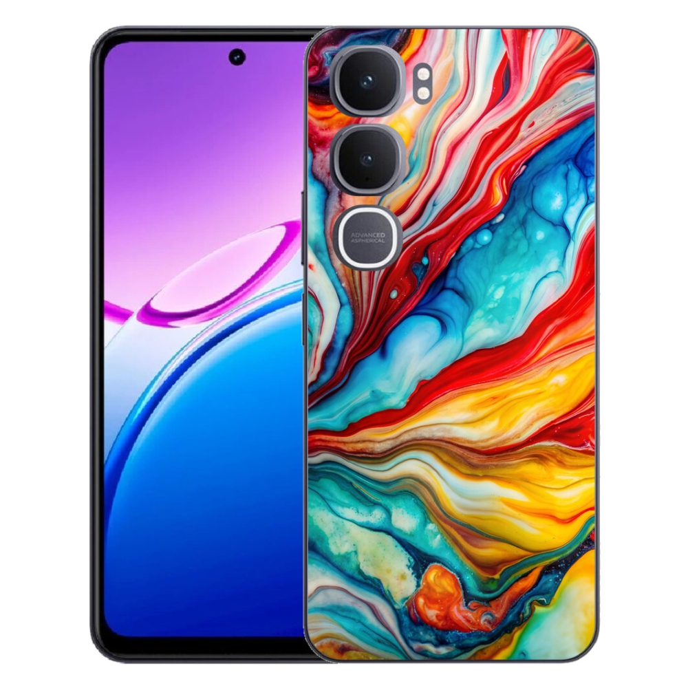 Gelový kryt mmCase na Vivo Y31 5G - abstraktní motiv 58