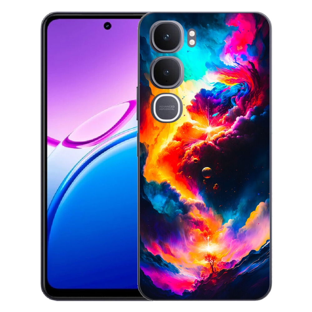 Gelový kryt mmCase na Vivo Y31 5G - abstraktní motiv