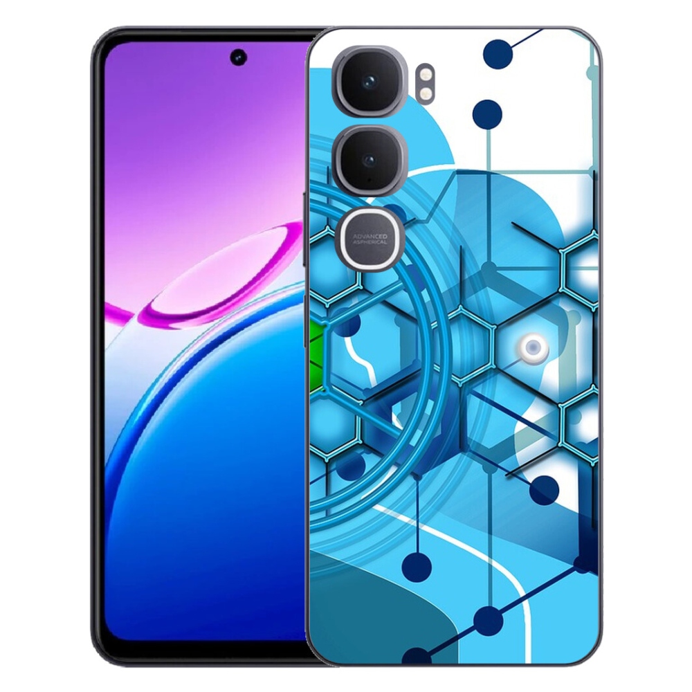 Gelový kryt mmCase na Vivo Y31 5G - abstraktní vzor 2