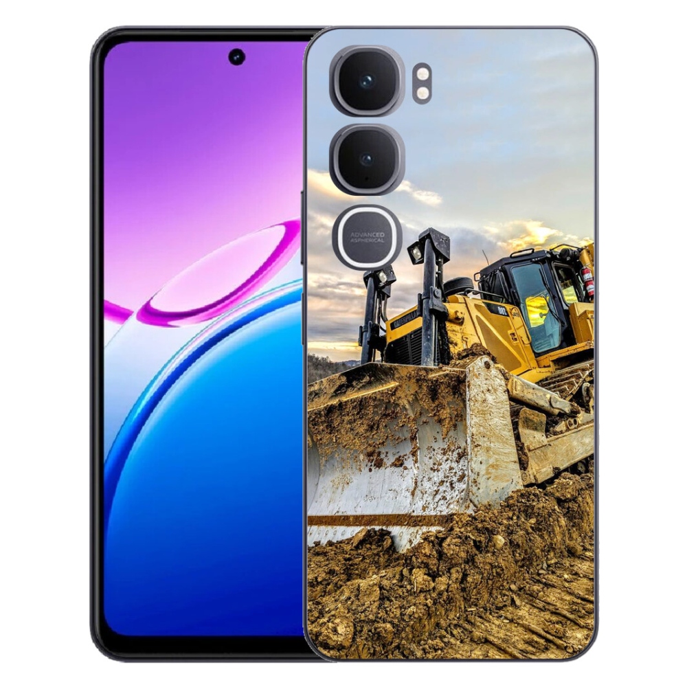 Gelový kryt mmCase na Vivo Y31 5G - bagr