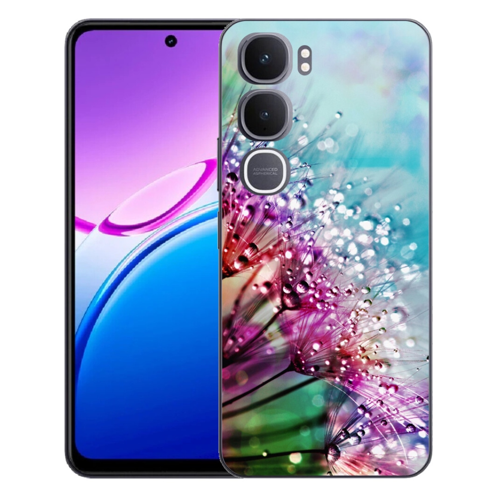 Gelový kryt mmCase na Vivo Y31 5G - barevné květy