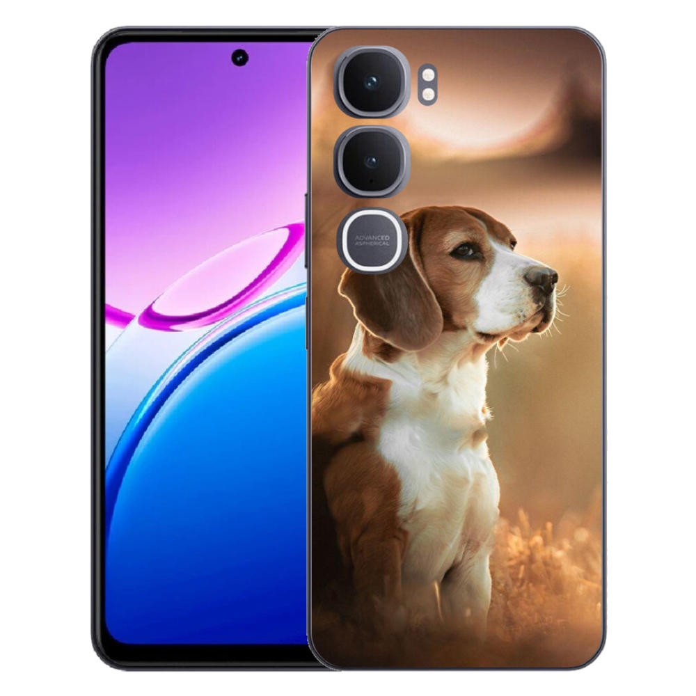 Gelový kryt mmCase na Vivo Y31 5G - bígl