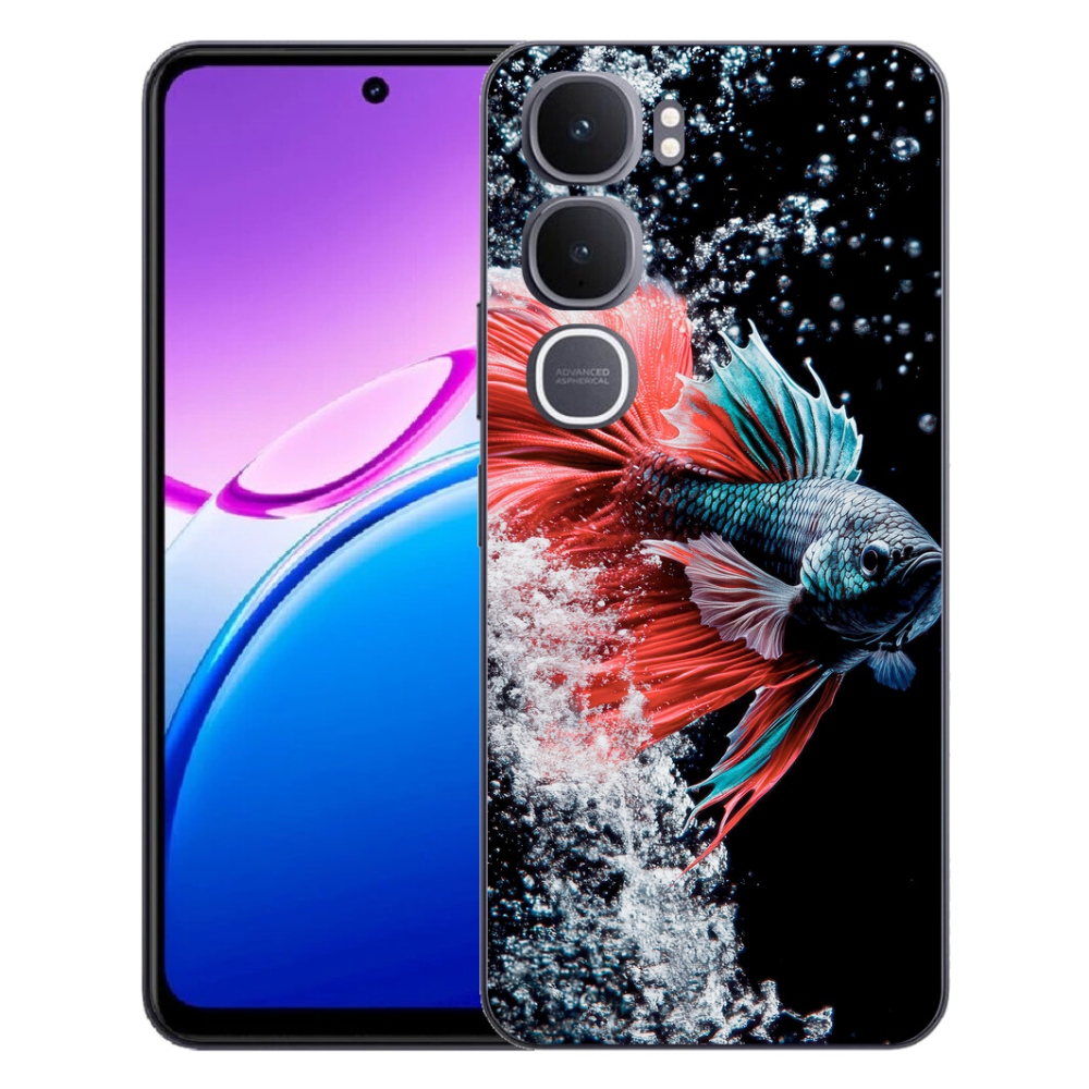 Gelový kryt mmCase na Vivo Y31 5G - bojovnice pestrá