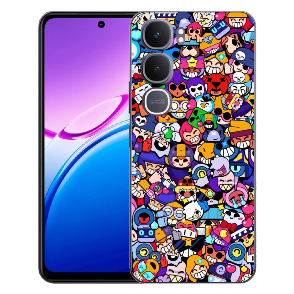 Gelový kryt mmCase na Vivo Y31 5G - brawl stars 2