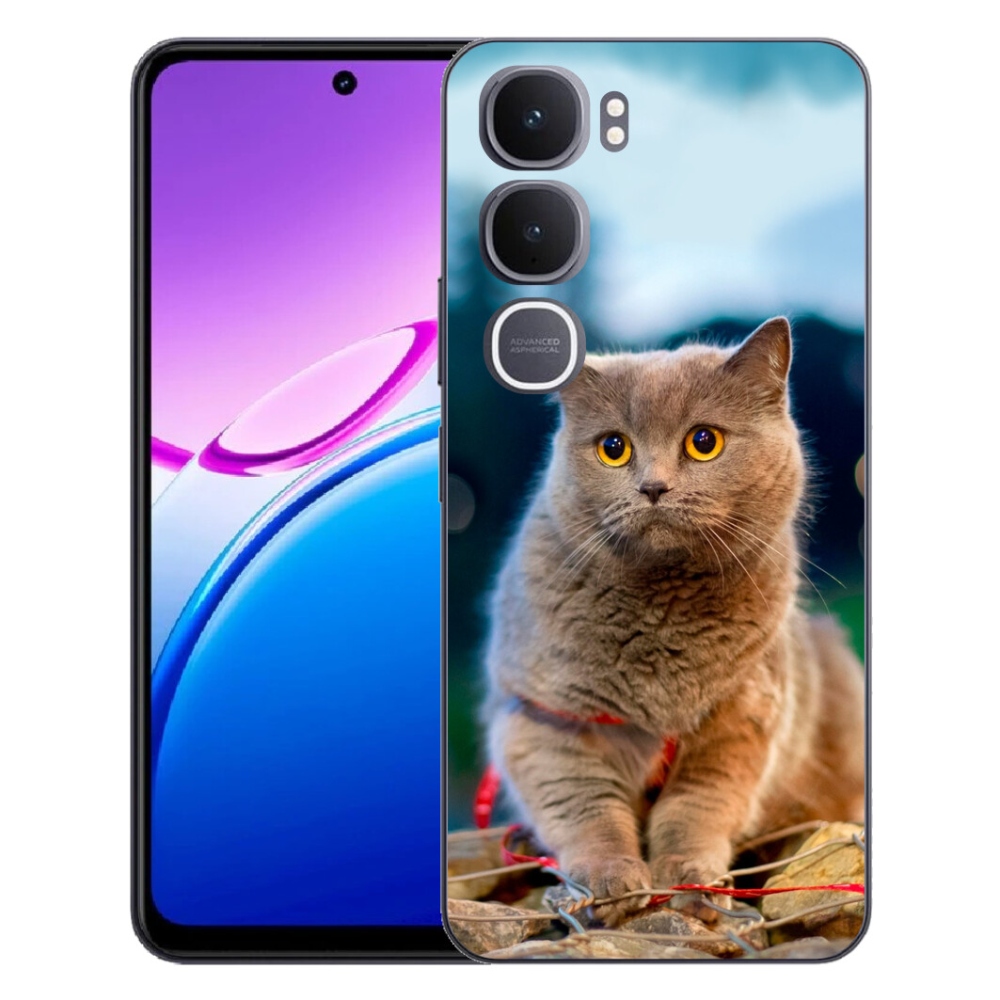 Gelový kryt mmCase na Vivo Y31 5G - britská modrá 2