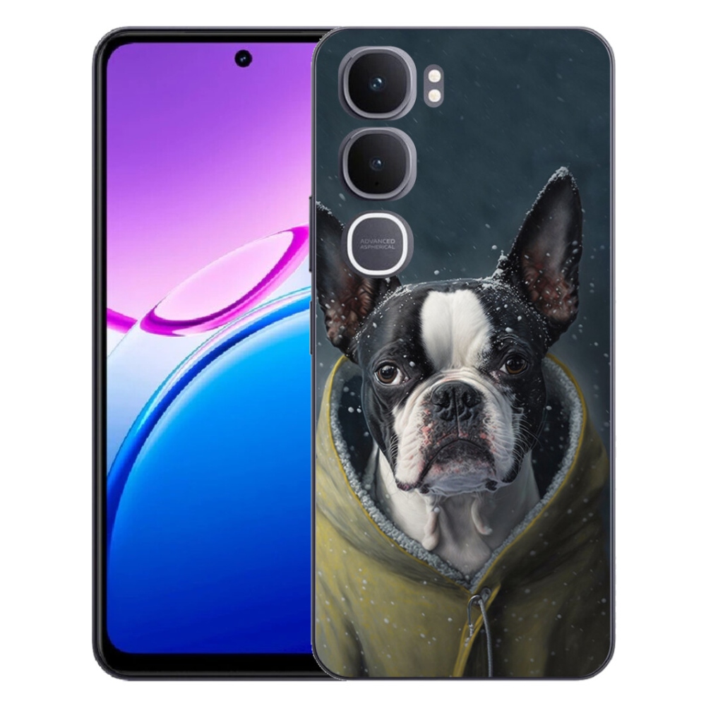 Gelový kryt mmCase na Vivo Y31 5G - buldoček