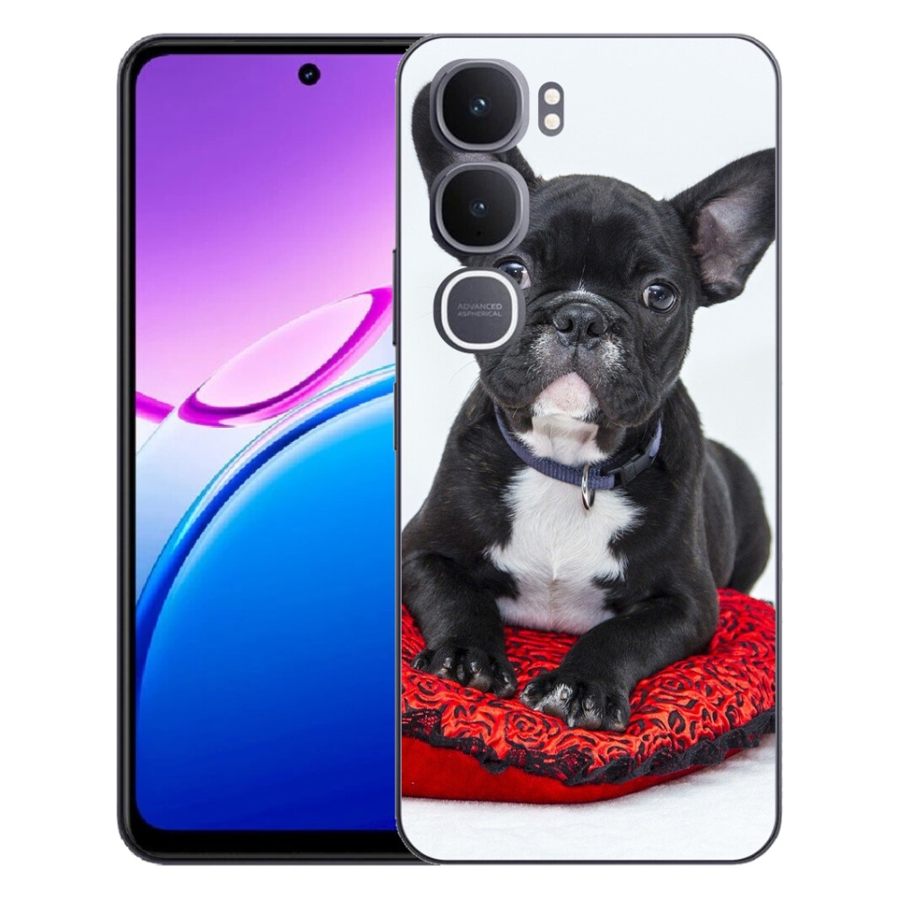 Gelový kryt mmCase na Vivo Y31 5G - buldok
