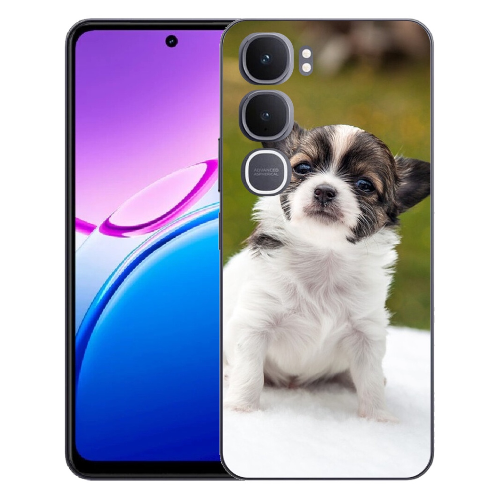 Gelový kryt mmCase na Vivo Y31 5G - čivava 4