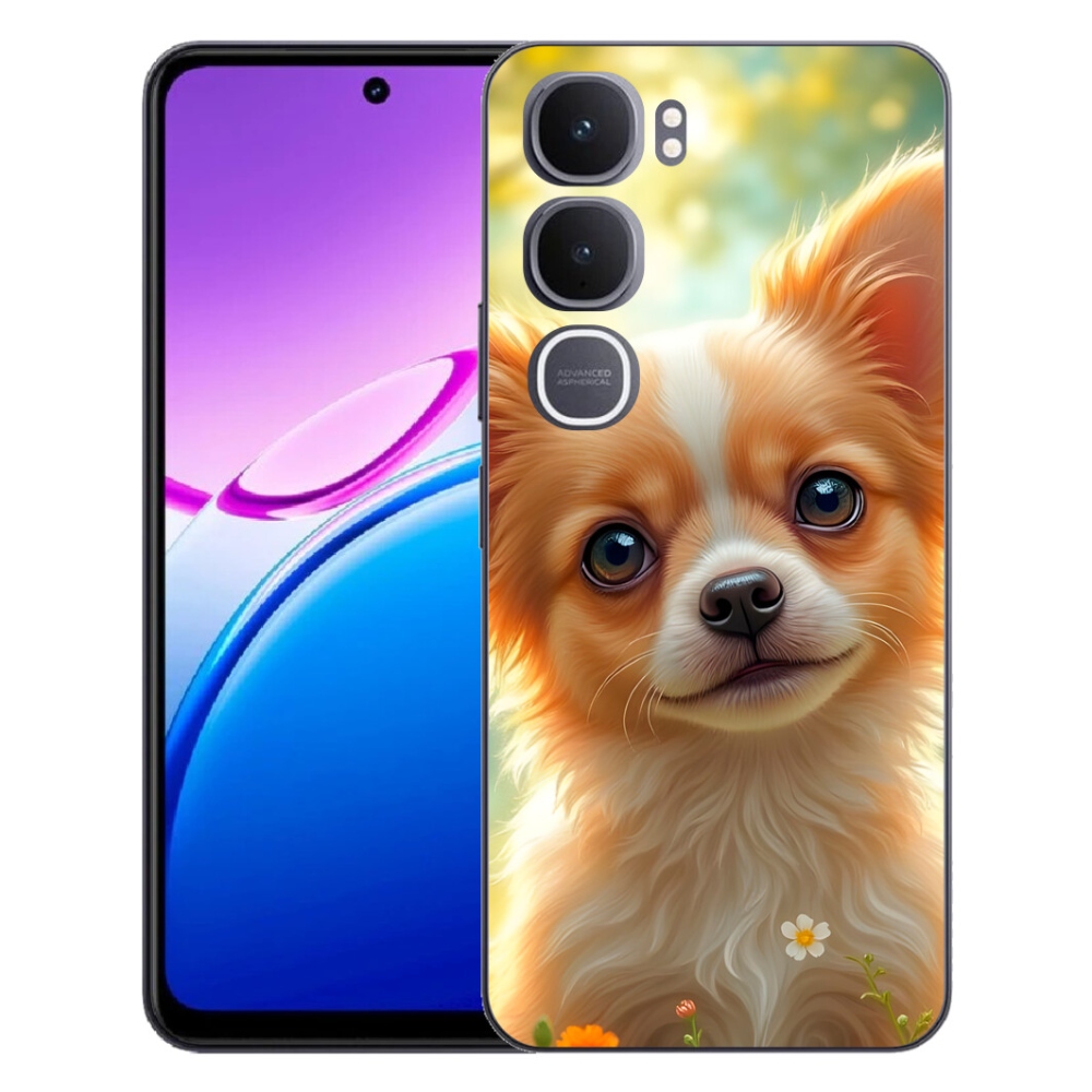 Gelový kryt mmCase na Vivo Y31 5G - čivava 5