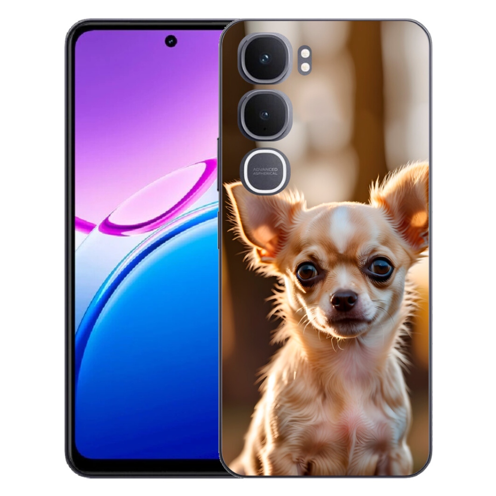 Gelový kryt mmCase na Vivo Y31 5G - čivava 6