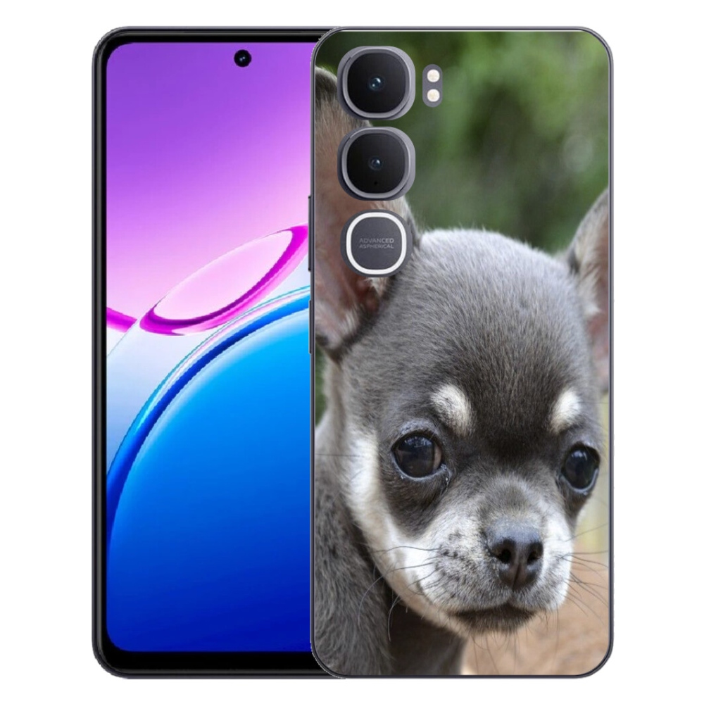 Gelový kryt mmCase na Vivo Y31 5G - čivava