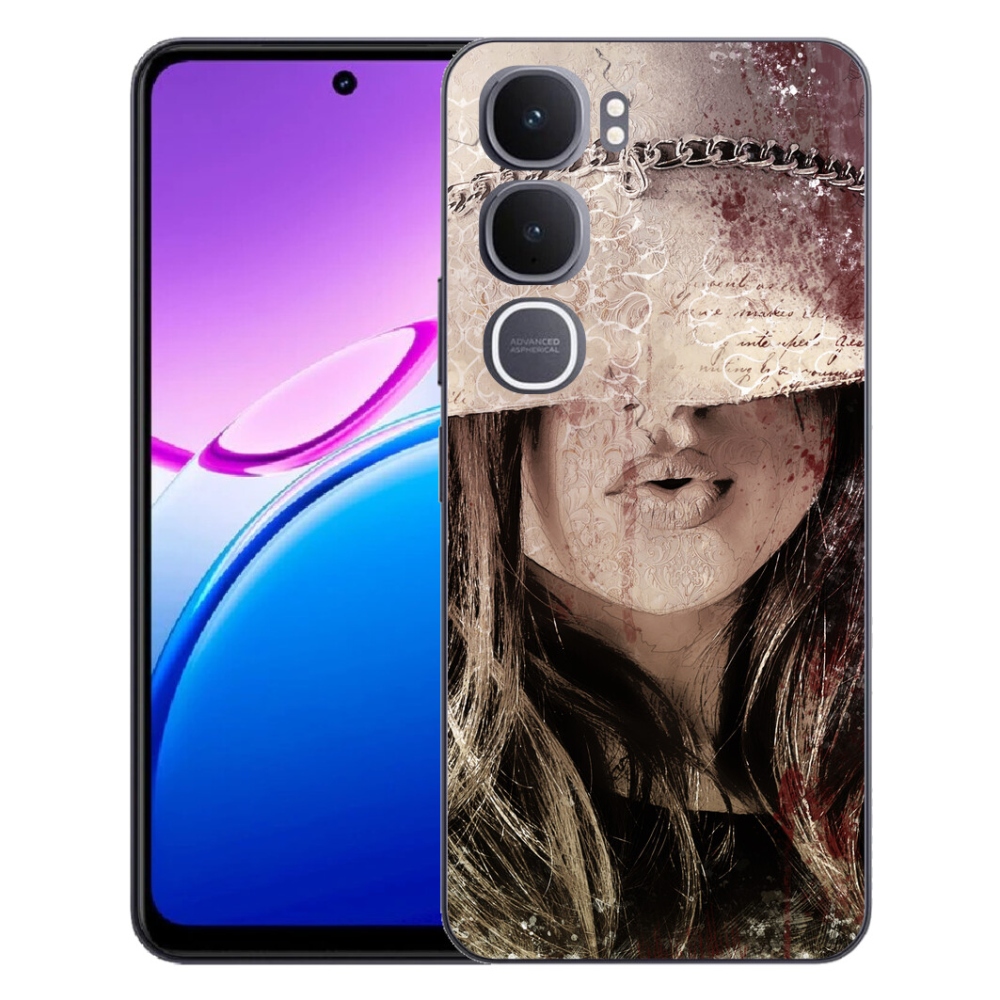 Gelový kryt mmCase na Vivo Y31 5G - dívka