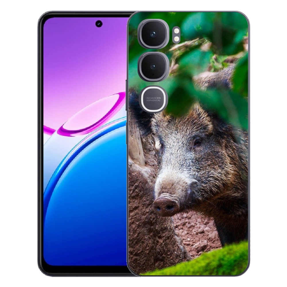 Gelový kryt mmCase na Vivo Y31 5G - divoké prase