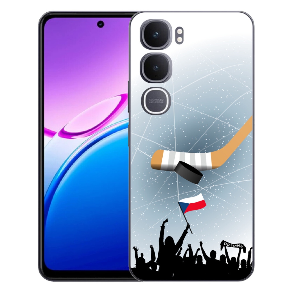 Gelový kryt mmCase na Vivo Y31 5G - fanoušci hokeje