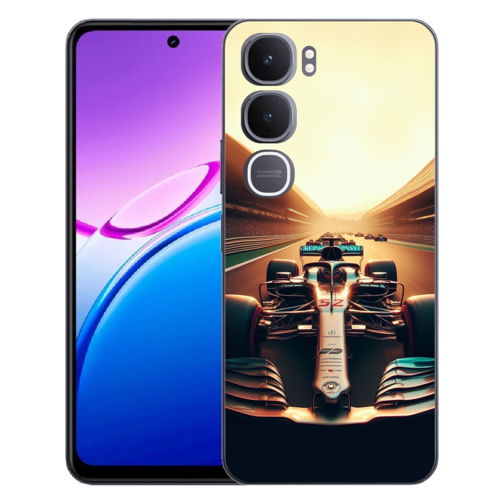 Gelový kryt mmCase na Vivo Y31 5G - formule 1