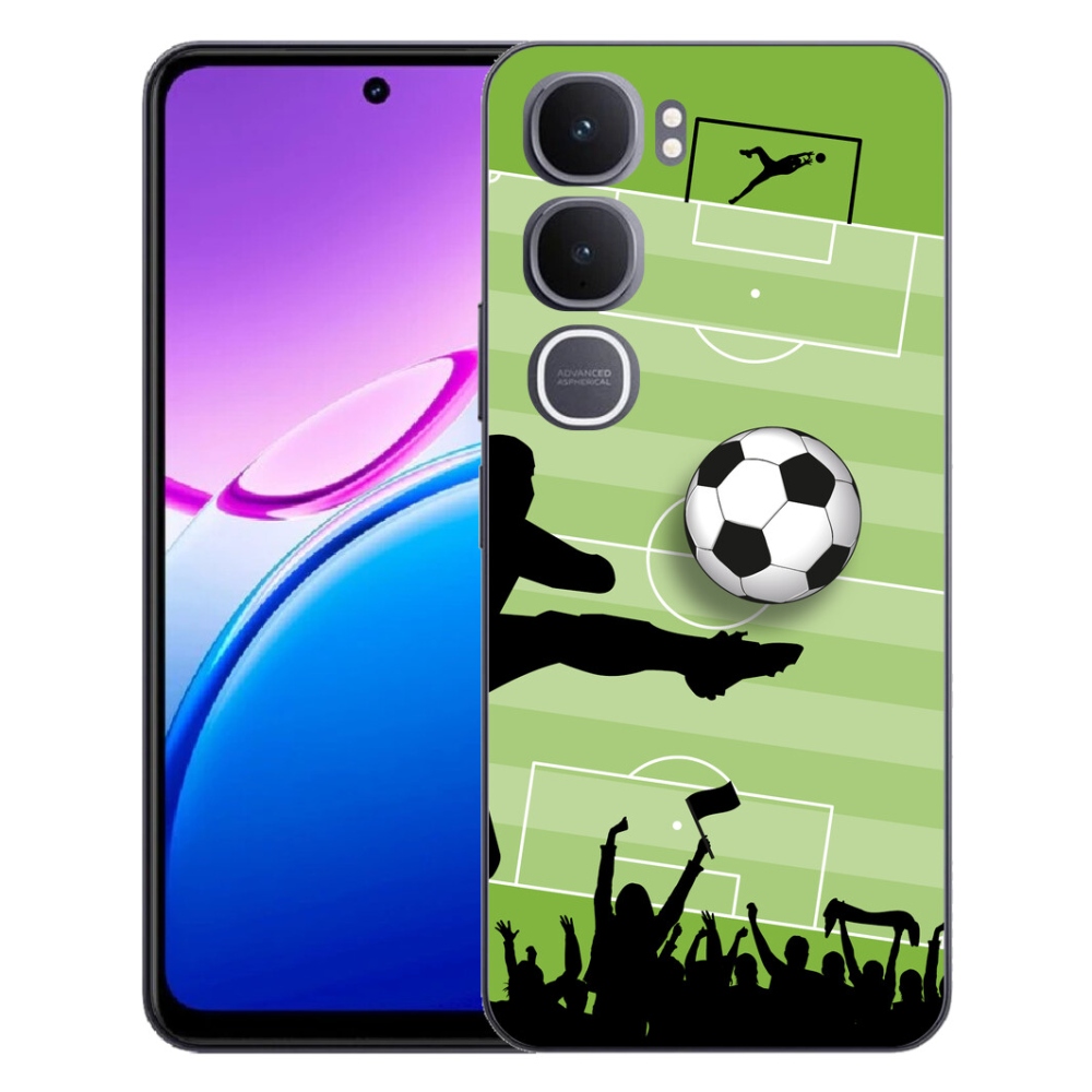 Gelový kryt mmCase na Vivo Y31 5G - fotbal 3
