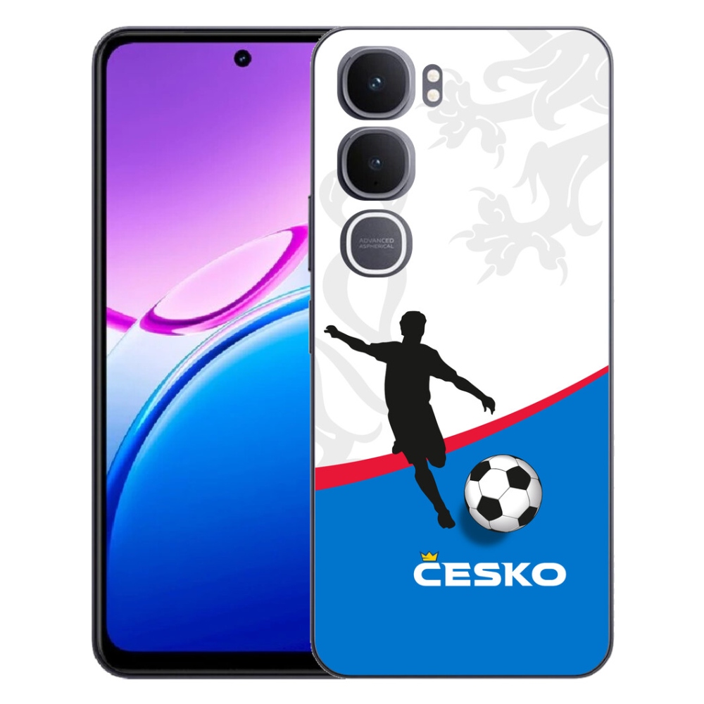 Gelový kryt mmCase na Vivo Y31 5G - fotbal Česko 1