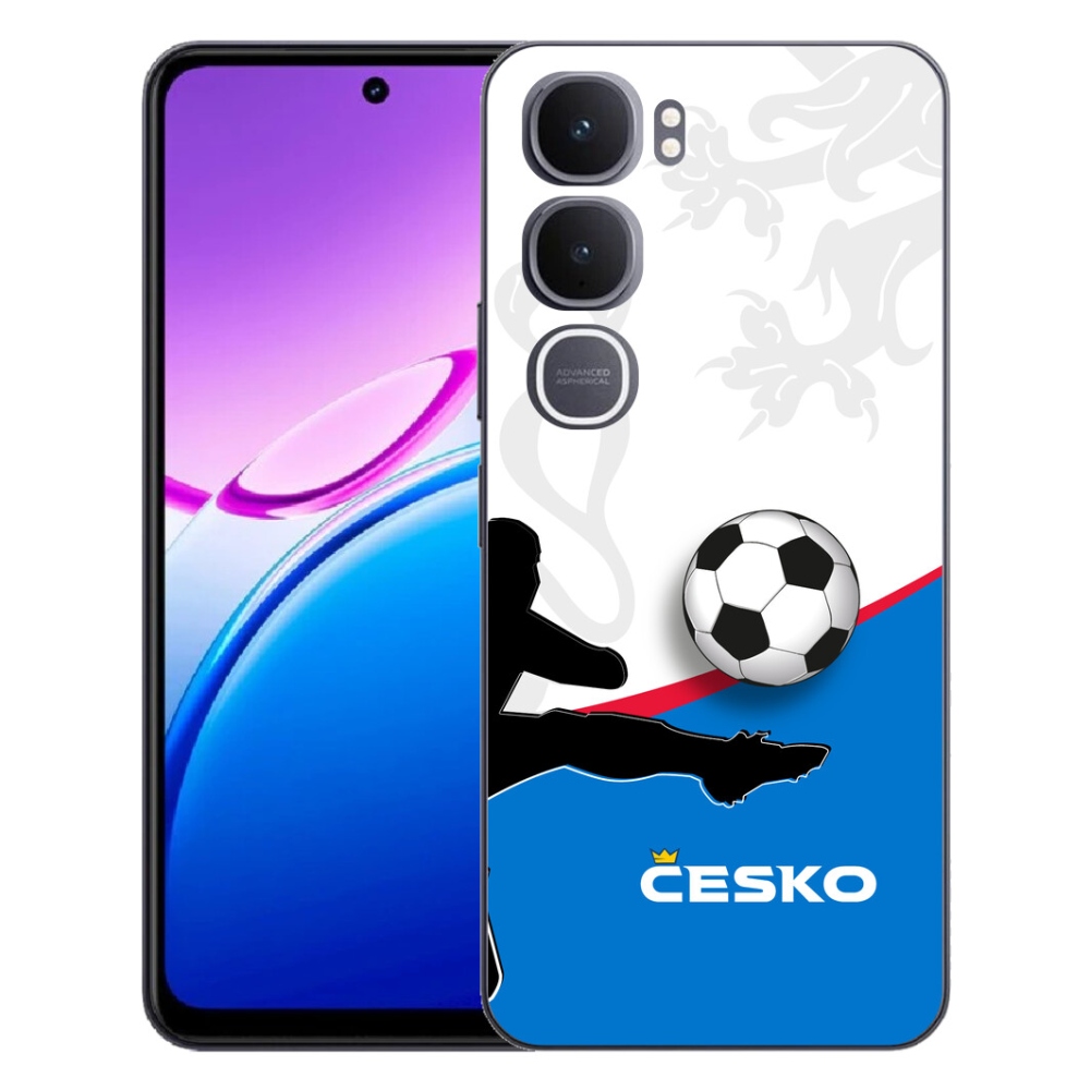 Gelový kryt mmCase na Vivo Y31 5G - fotbal Česko 3