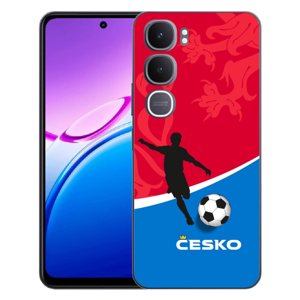Gelový kryt mmCase na Vivo Y31 5G - fotbal Česko
