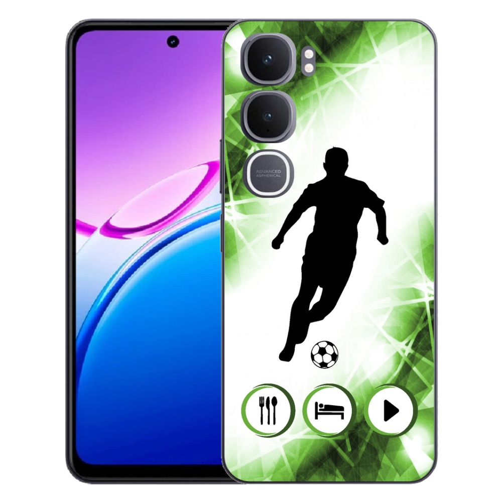 Gelový kryt mmCase na Vivo Y31 5G - fotbalista
