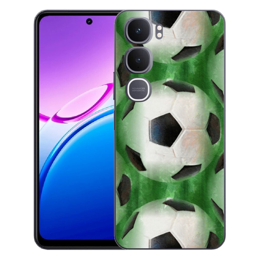 Gelový kryt mmCase na Vivo Y31 5G - fotbalový míč