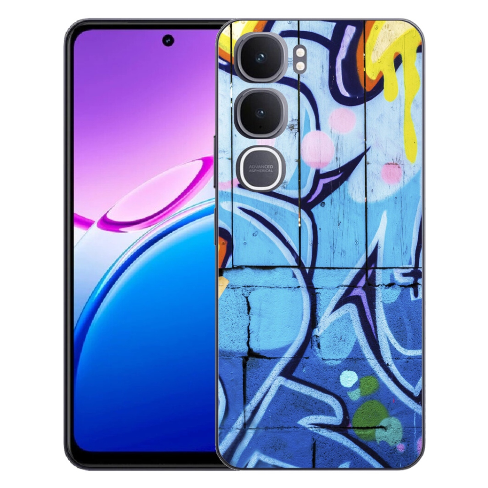 Gelový kryt mmCase na Vivo Y31 5G - graffiti
