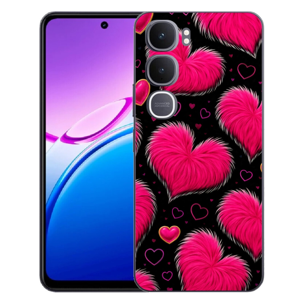 Gelový kryt mmCase na Vivo Y31 5G - hebká srdce