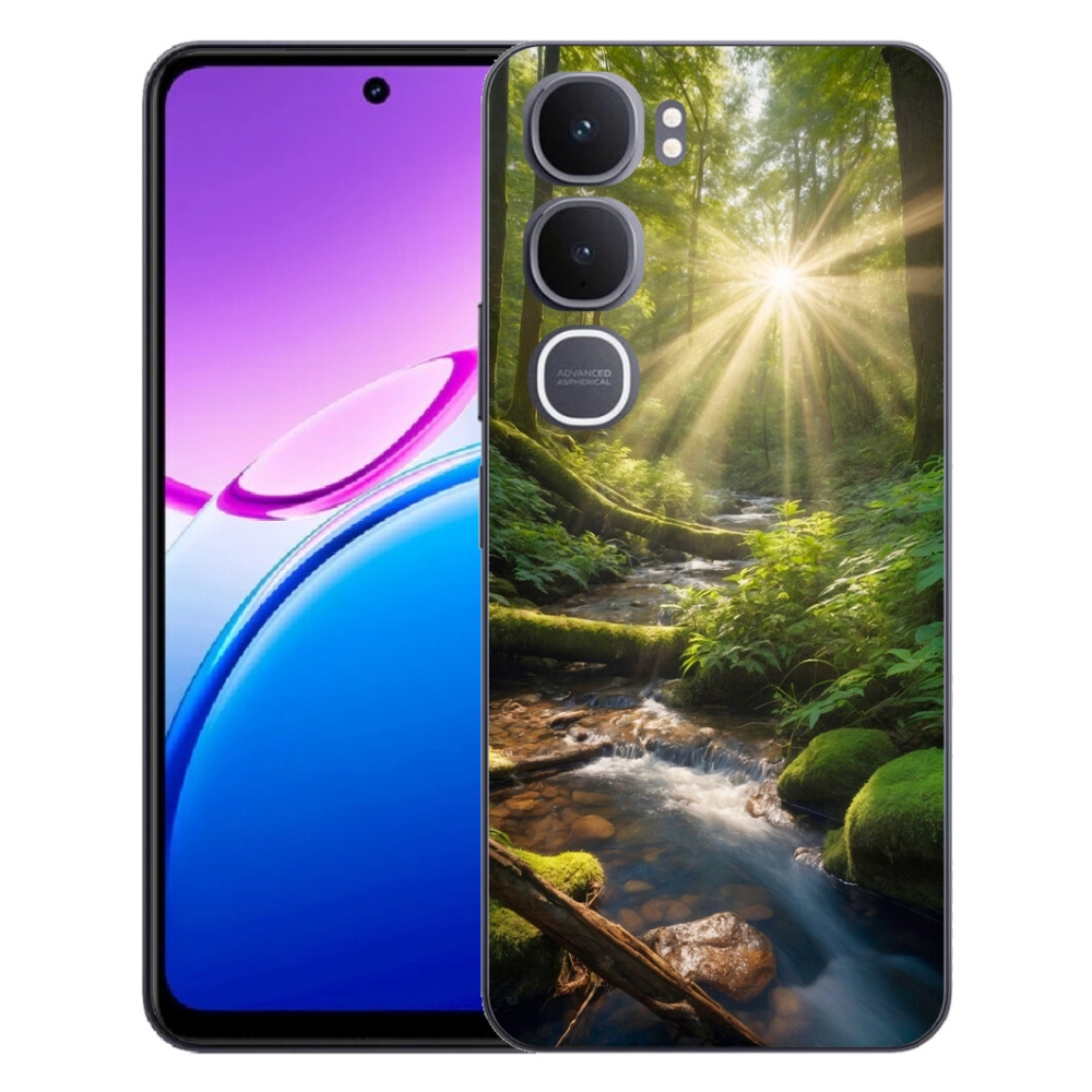 Gelový kryt mmCase na Vivo Y31 5G - hlubina lesa