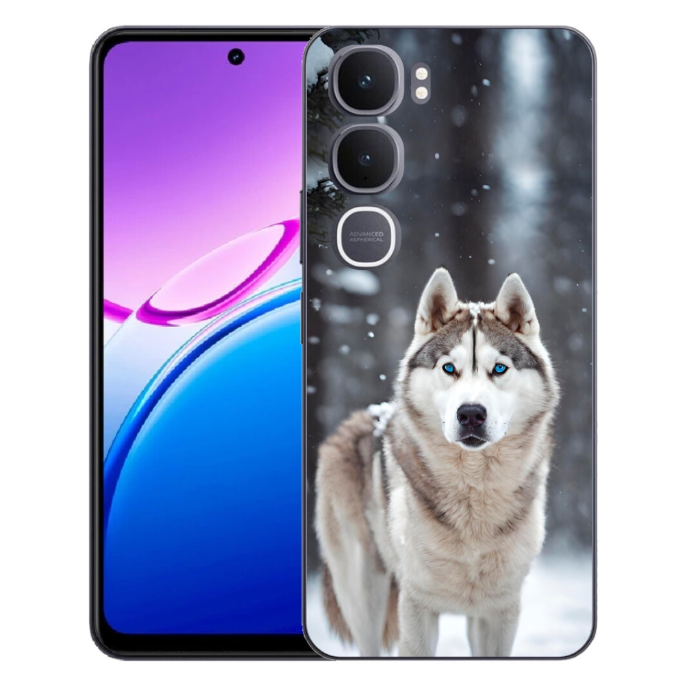 Gelový kryt mmCase na Vivo Y31 5G - husky 2