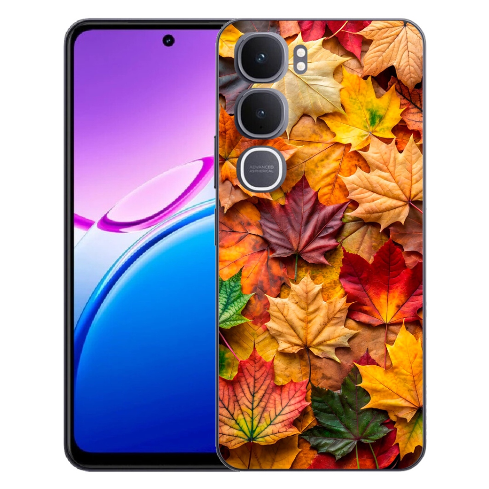 Gelový kryt mmCase na Vivo Y31 5G - javorové listy 2