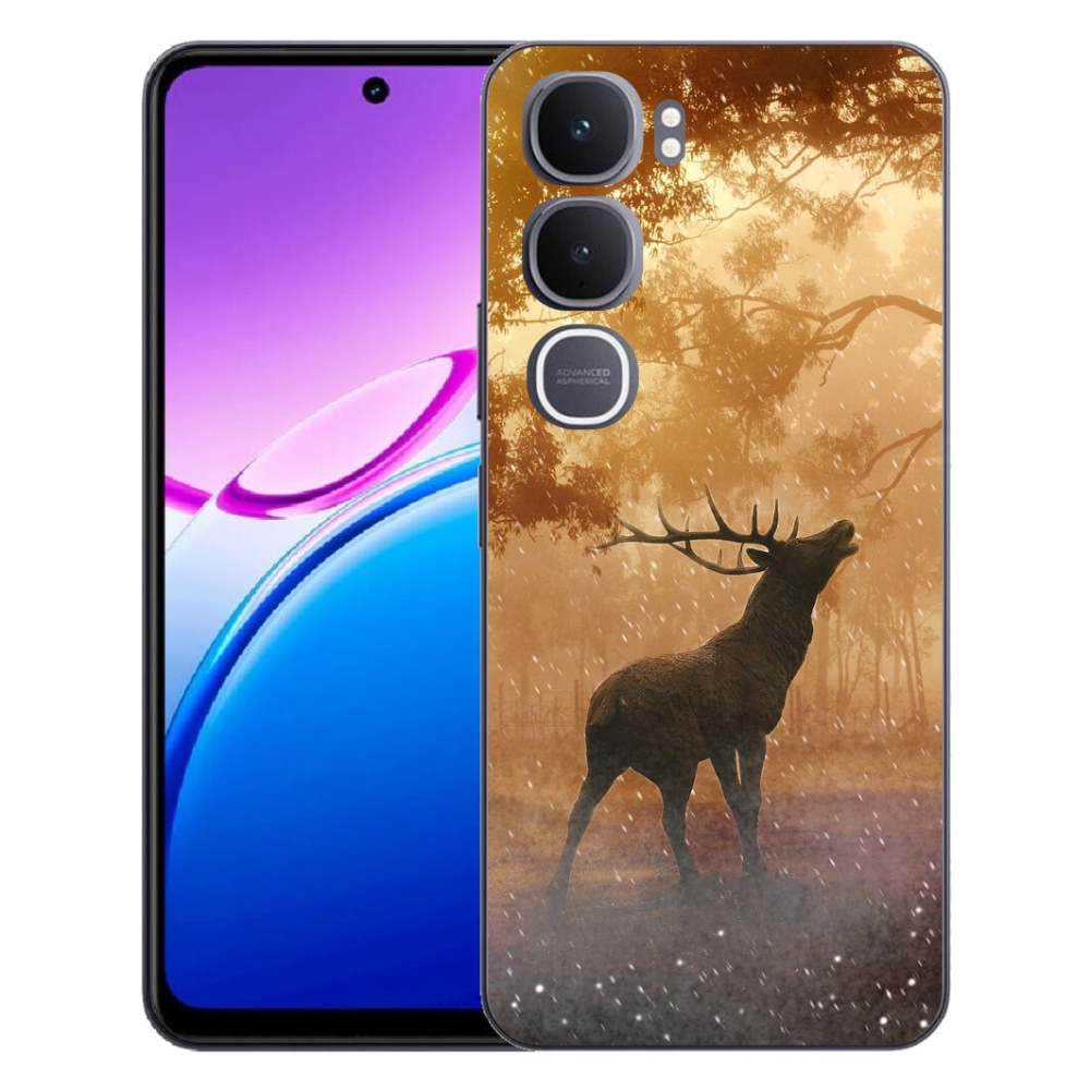 Gelový kryt mmCase na Vivo Y31 5G - jelen v říji