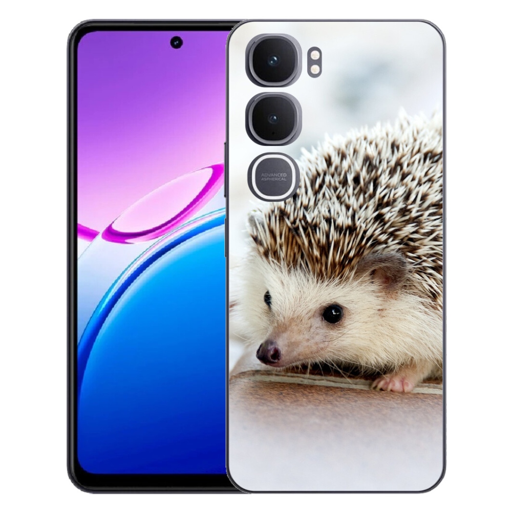 Gelový kryt mmCase na Vivo Y31 5G - ježek