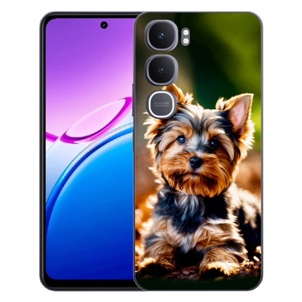 Gelový kryt mmCase na Vivo Y31 5G - jorkšír 10
