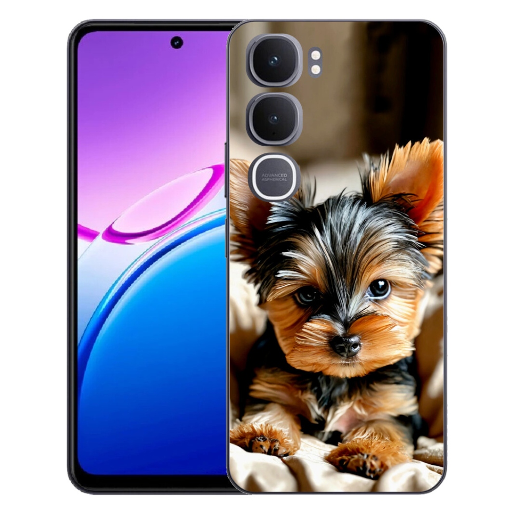 Gelový kryt mmCase na Vivo Y31 5G - jorkšír 11