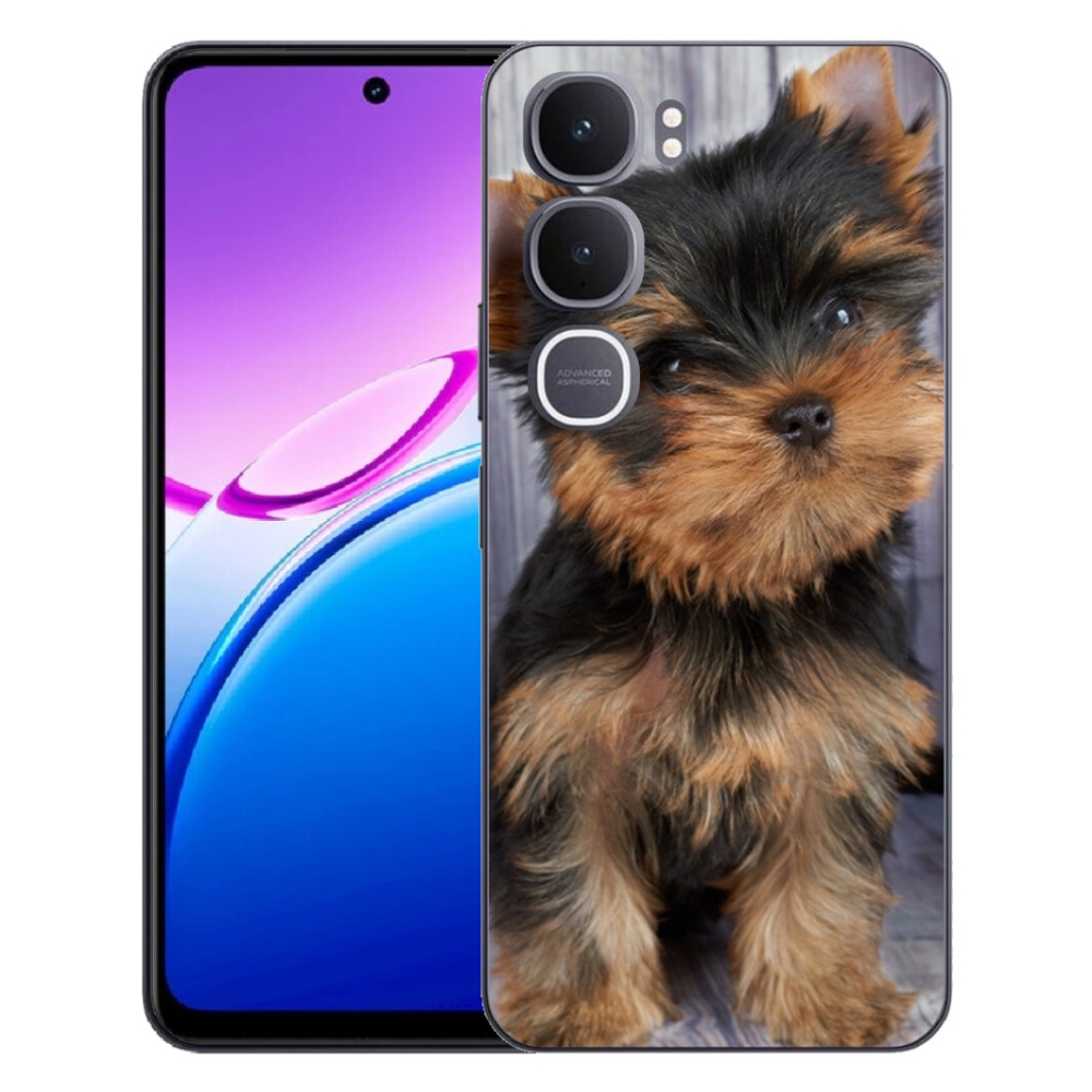 Gelový kryt mmCase na Vivo Y31 5G - jorkšír 9