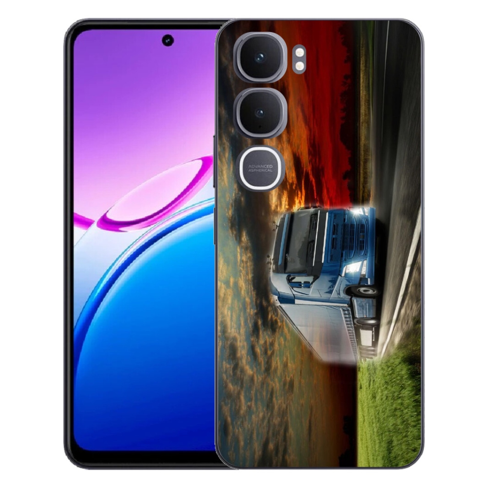 Gelový kryt mmCase na Vivo Y31 5G - kamion 4