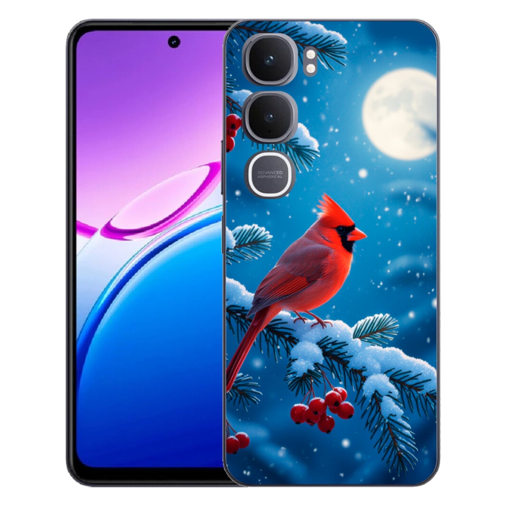 Gelový kryt mmCase na Vivo Y31 5G - kardinál červený