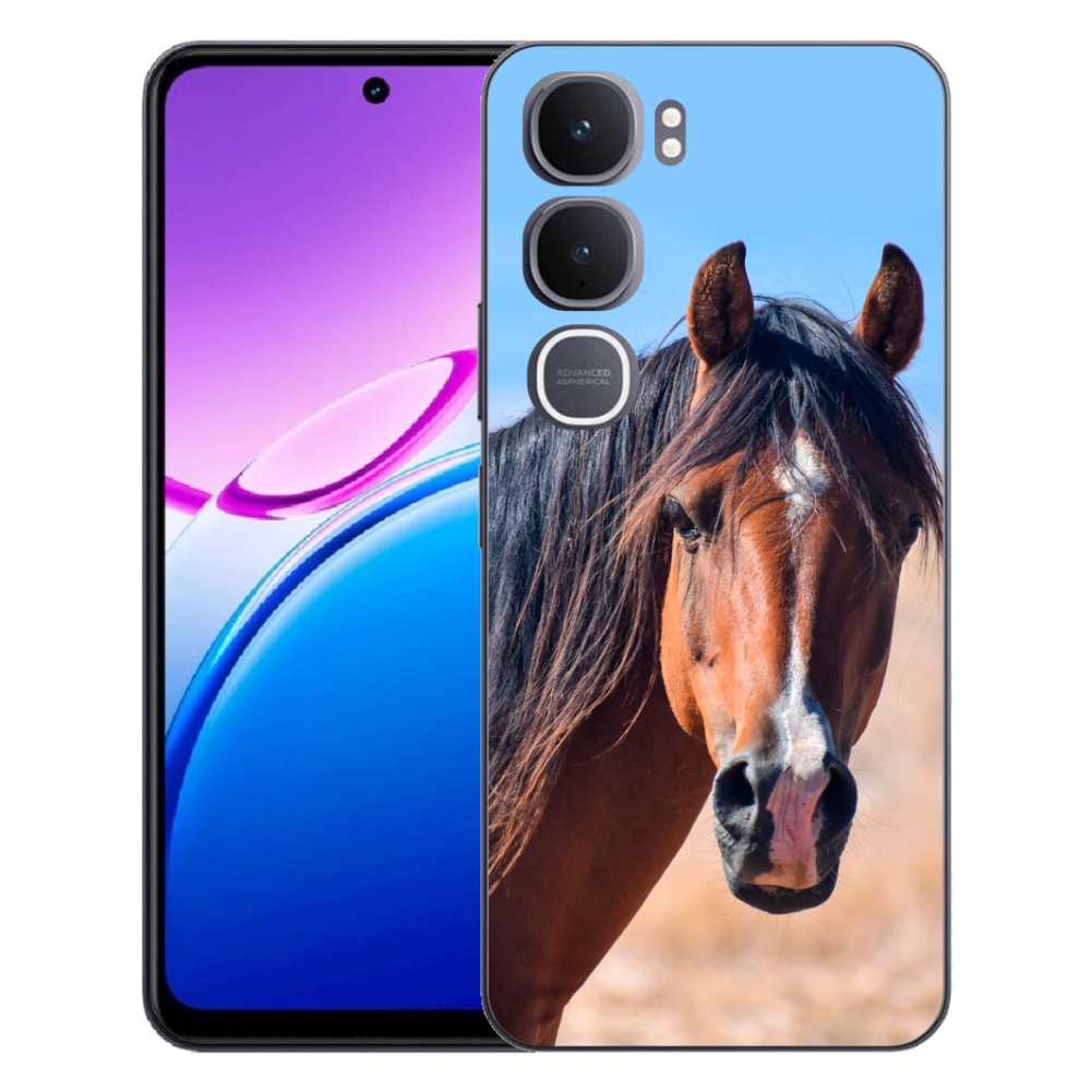Gelový kryt mmCase na Vivo Y31 5G - klidný kůň