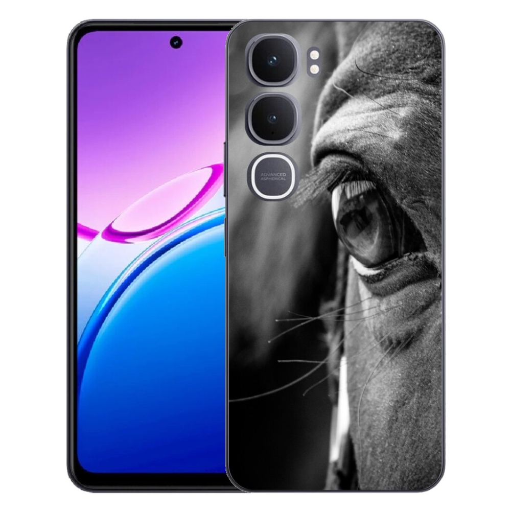 Gelový kryt mmCase na Vivo Y31 5G - koňský pohled