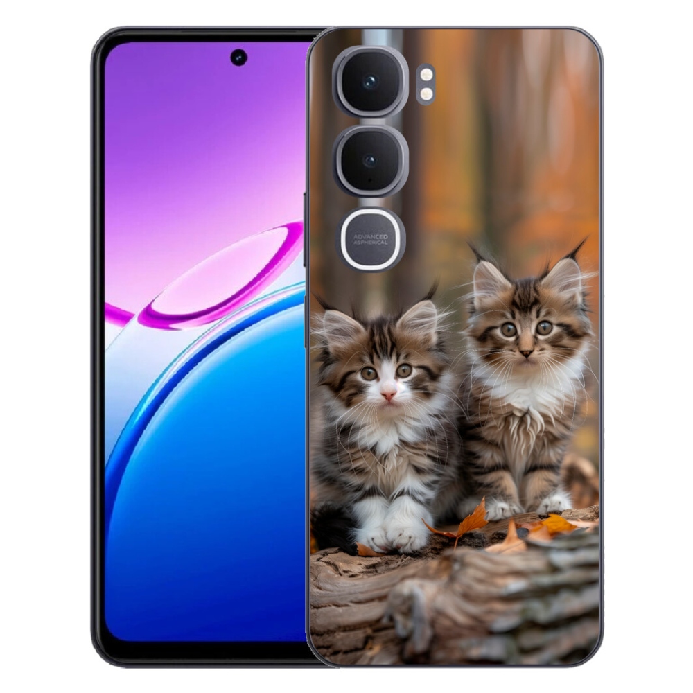 Gelový kryt mmCase na Vivo Y31 5G - kočičí duo 3