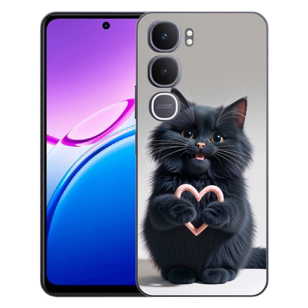Gelový kryt mmCase na Vivo Y31 5G - kočičí láska 3