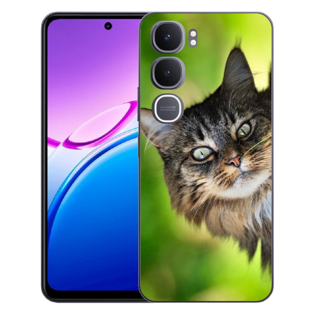 Gelový kryt mmCase na Vivo Y31 5G - kočka 3