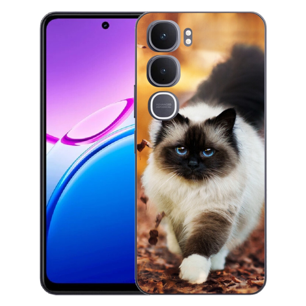 Gelový kryt mmCase na Vivo Y31 5G - kočka