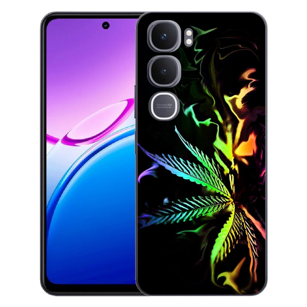 Gelový kryt mmCase na Vivo Y31 5G - konopí 2