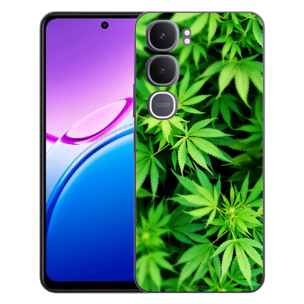 Gelový kryt mmCase na Vivo Y31 5G - konopí 3