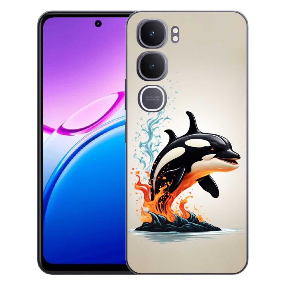 Gelový kryt mmCase na Vivo Y31 5G - kosatka