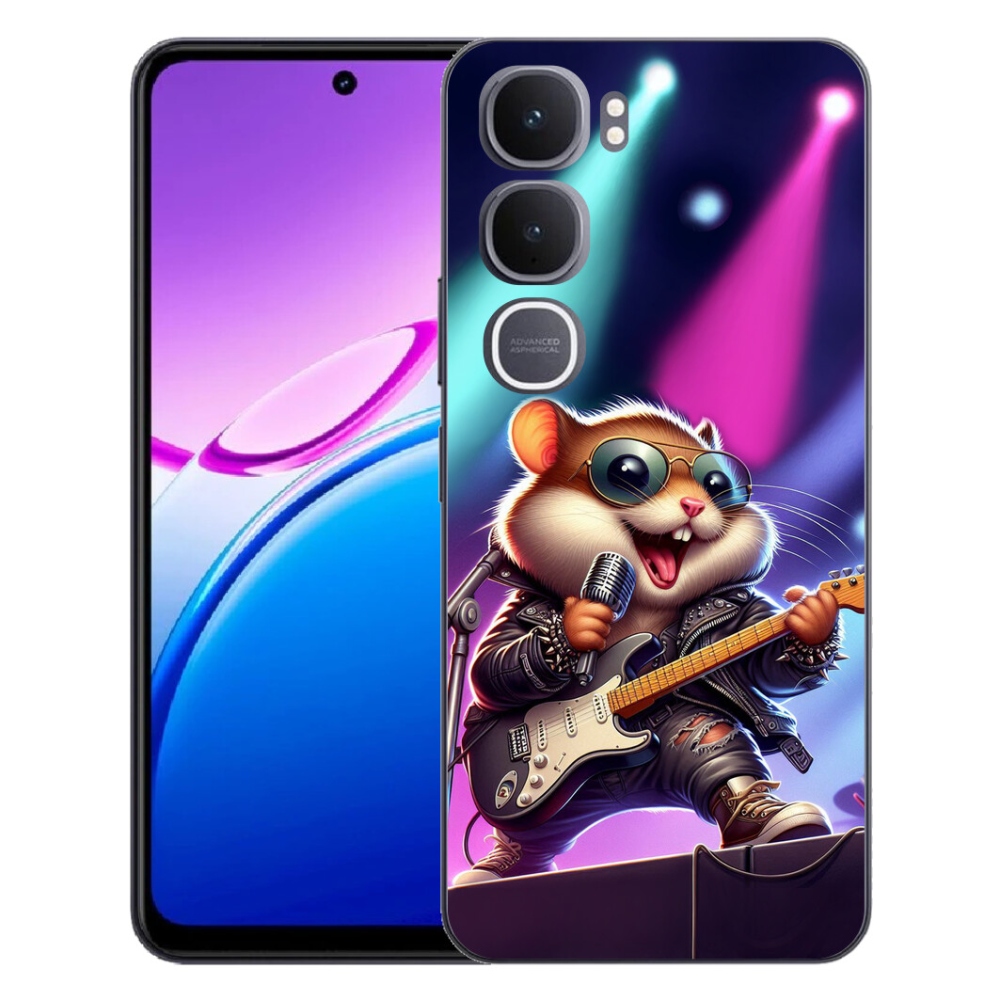 Gelový kryt mmCase na Vivo Y31 5G - křeček rocker