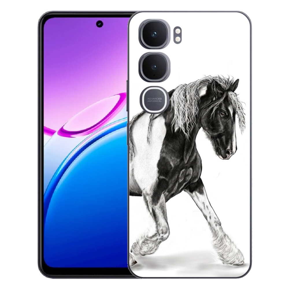 Gelový kryt mmCase na Vivo Y31 5G - kůň