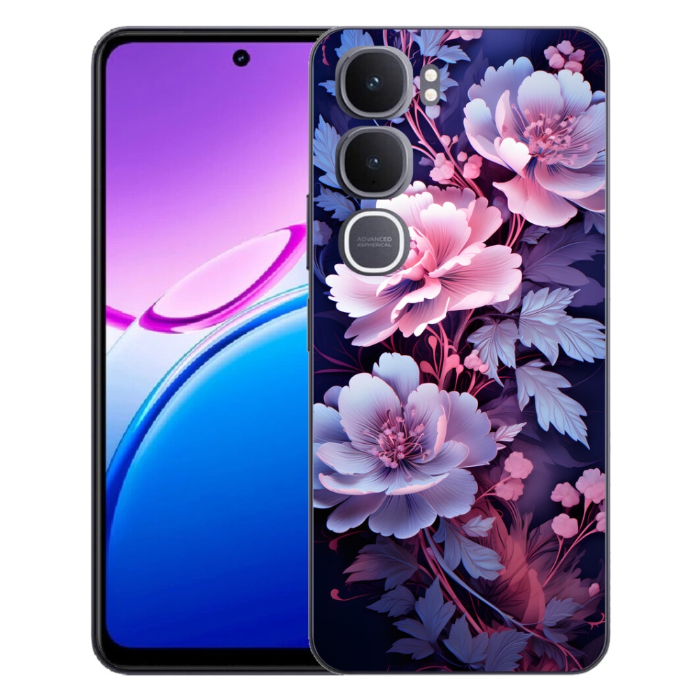 Gelový kryt mmCase na Vivo Y31 5G - květiny 11
